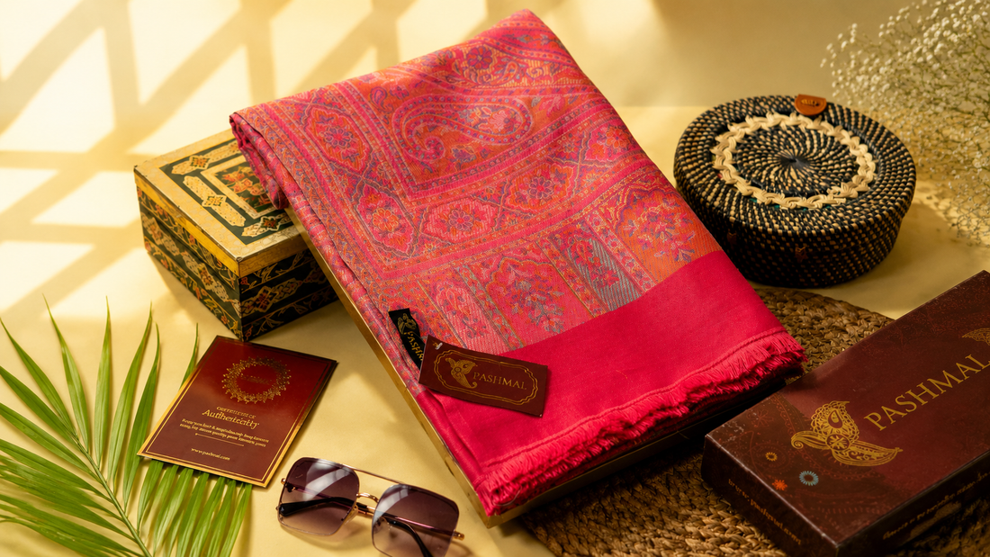 Pashmina Label Guide: How to Spot Real vs. Fake (Ring Test Explained)