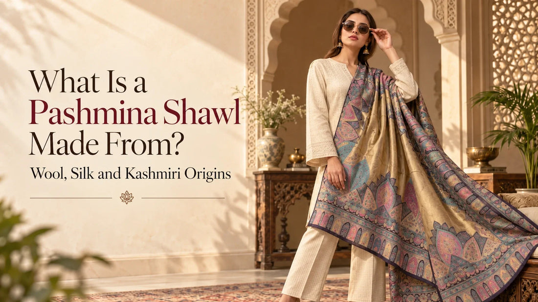 What Is a Pashmina Shawl Made From? Wool, Silk and Kashmiri Origins