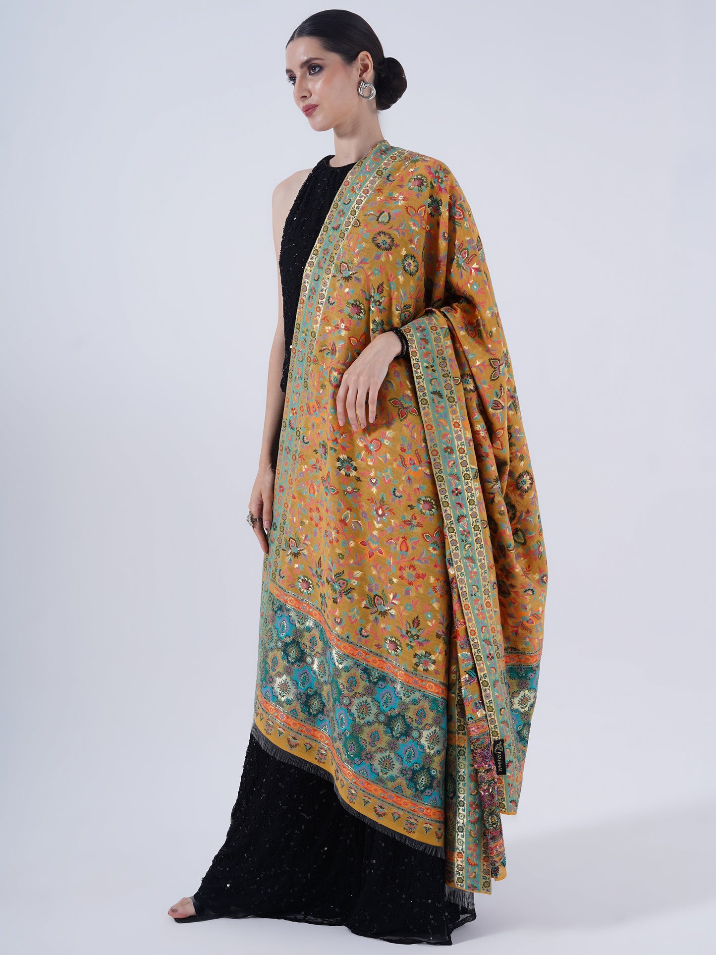 WOMEN'S SILK SHAWL FULL SIZE LIGHTWEIGHT