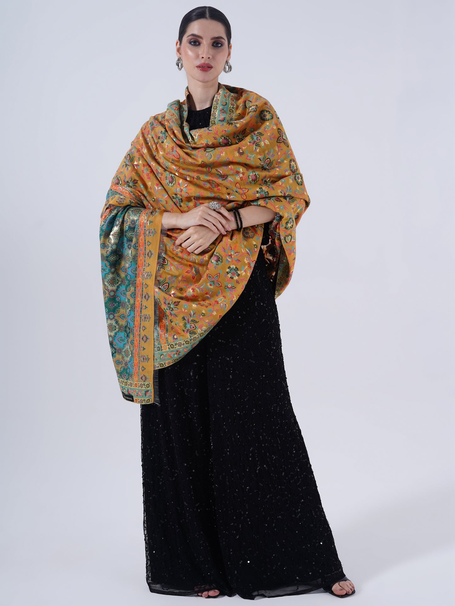 WOMEN'S SILK SHAWL FULL SIZE LIGHTWEIGHT