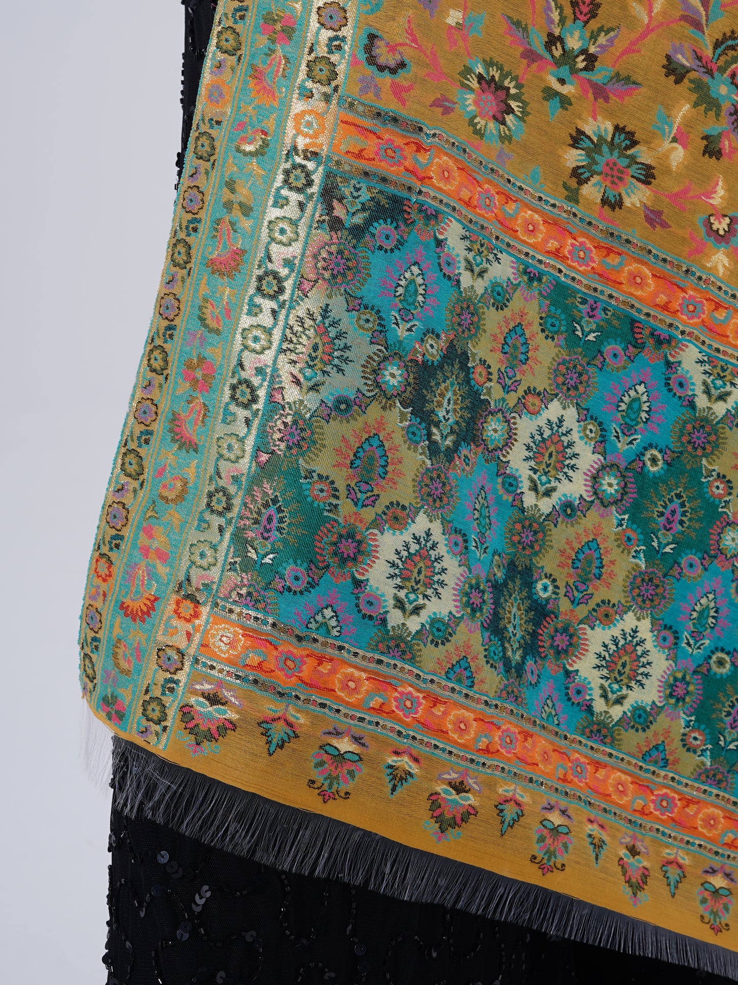 WOMEN'S SILK SHAWL FULL SIZE LIGHTWEIGHT