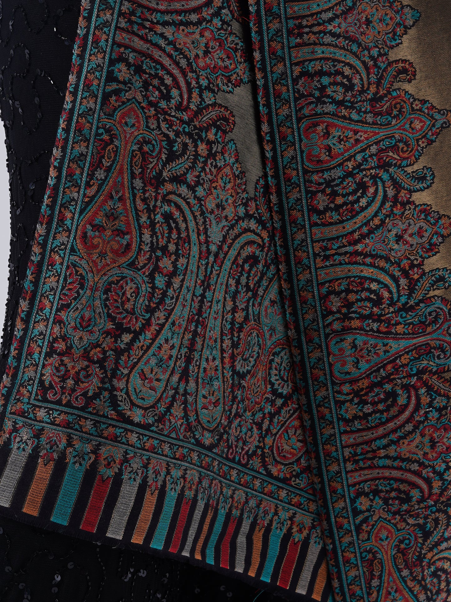 WOMEN'S COTTON BLEND SOFT SHAWL WITH ZARI AND FULL SIZE EXTRA LENTH