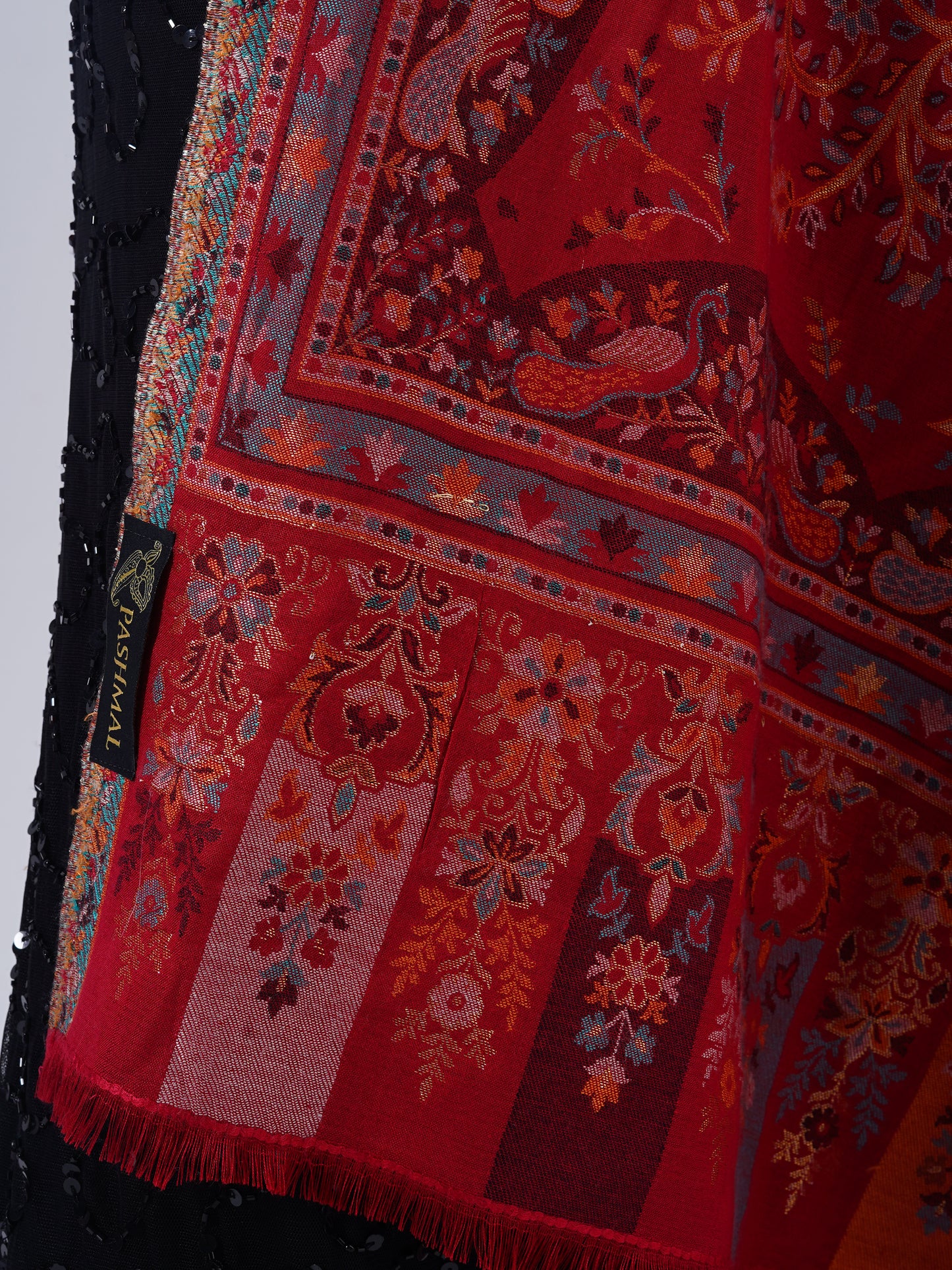 WOMEN'S MODAL ZARI SHAWLS FULL SZIE ,EXTRA SOFT