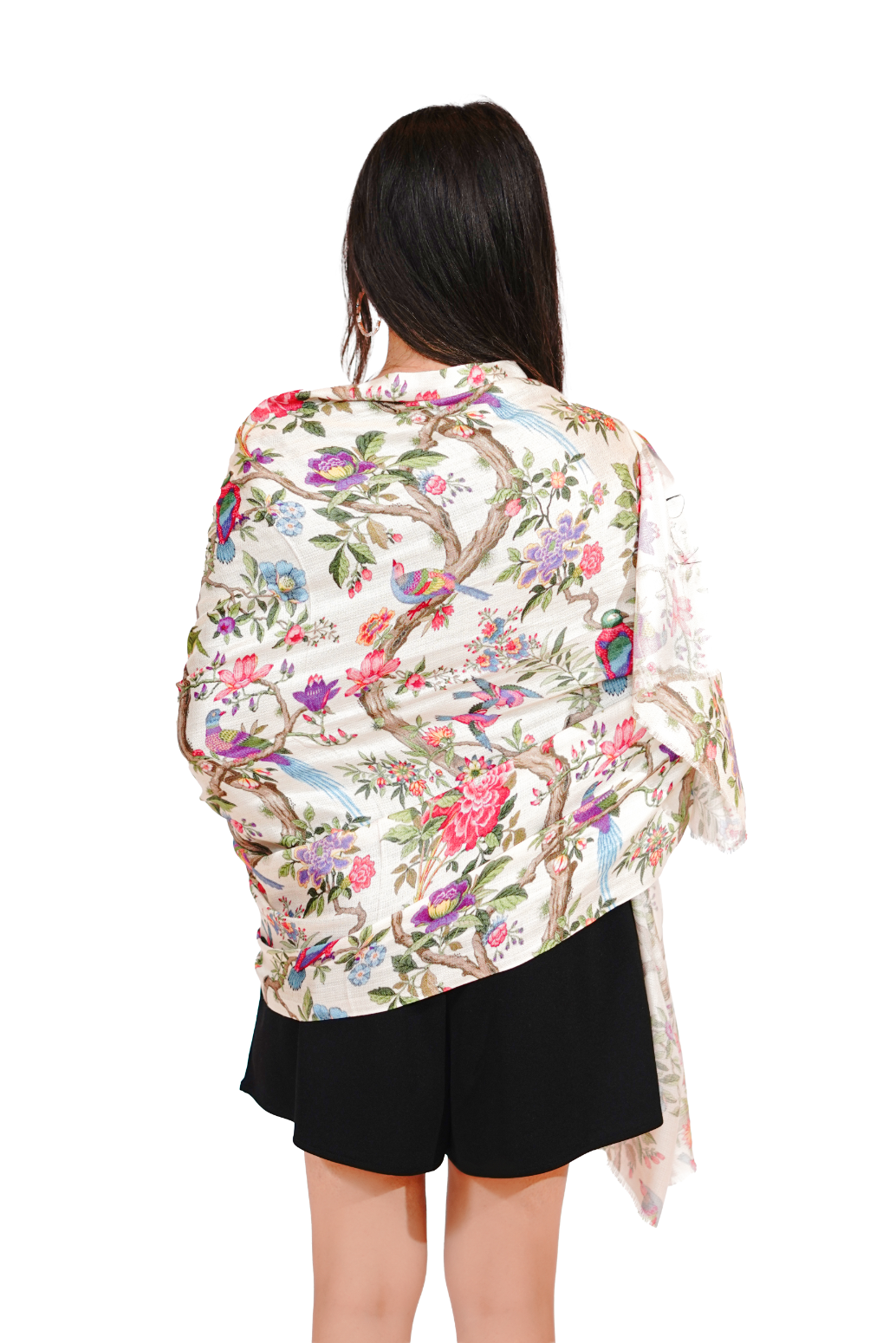 Soft Bamboo Modal Printed Stole for Women - Tropical Tranquility