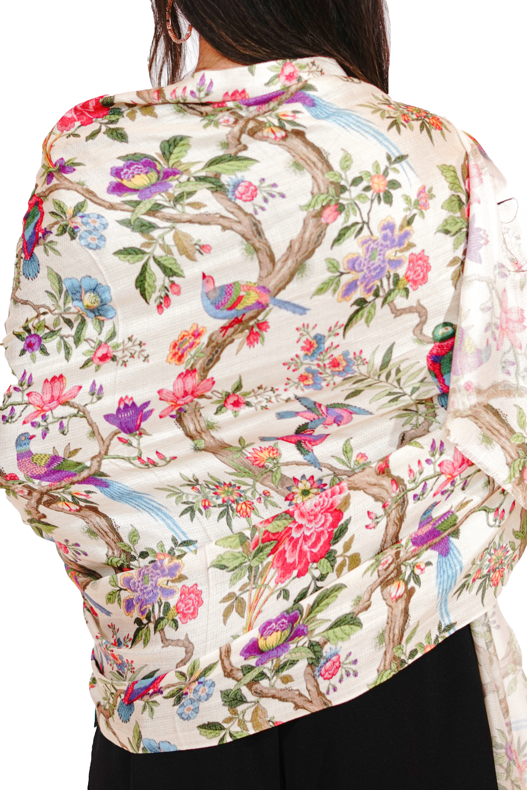 Soft Bamboo Modal Printed Stole for Women - Tropical Tranquility