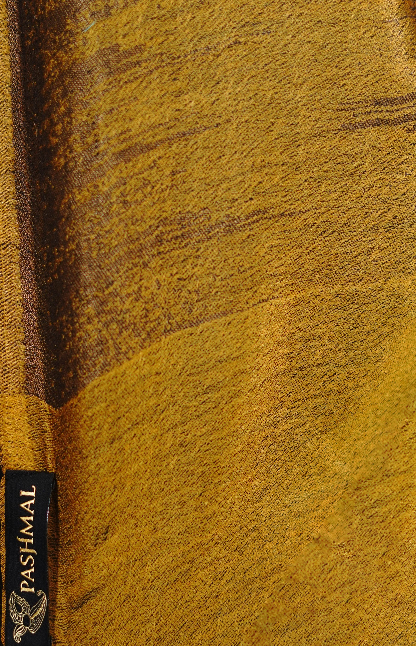 Woollen Zari Stole for Men - Golden Glow | Extra Soft & Warm