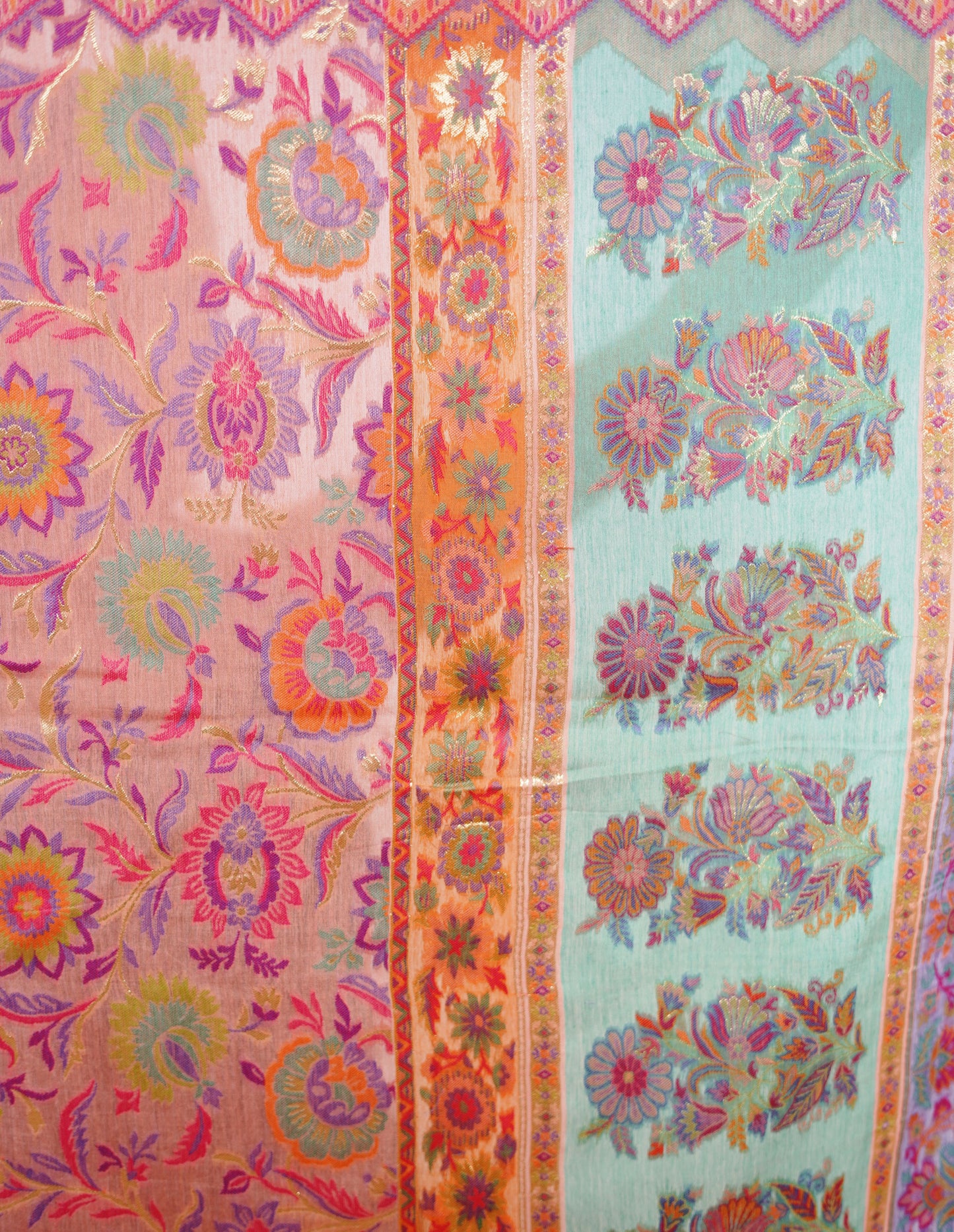 Heritage Pastel Dupatta with Ethnic Motifs