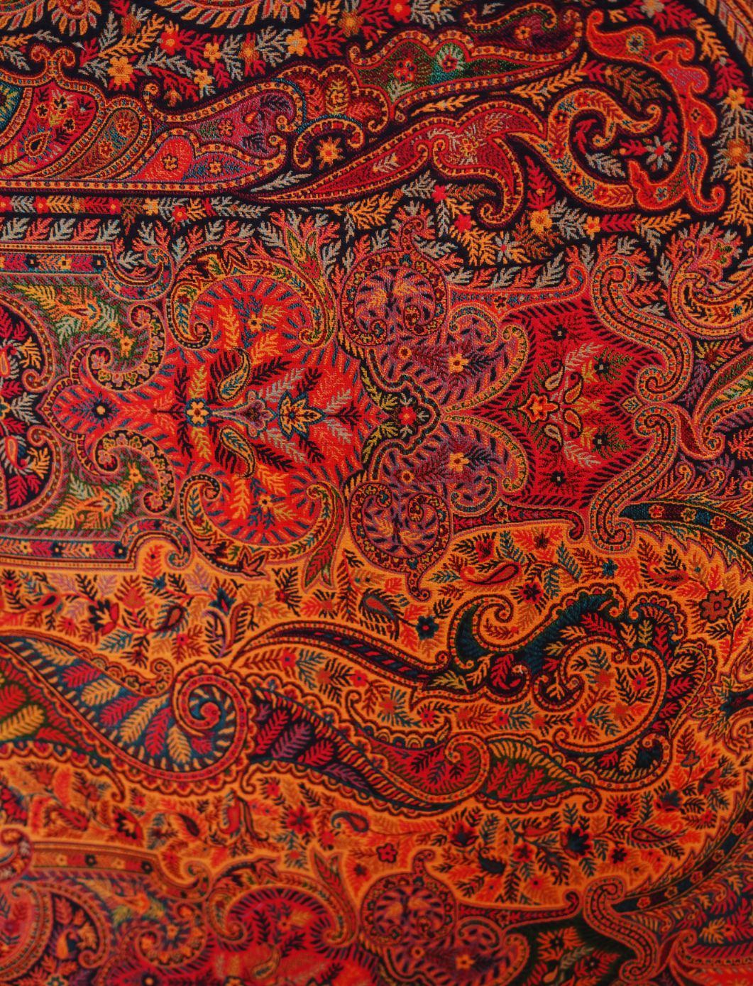 Pashmina Faux Multicolored Traditional Kalamkari Shawl for Women