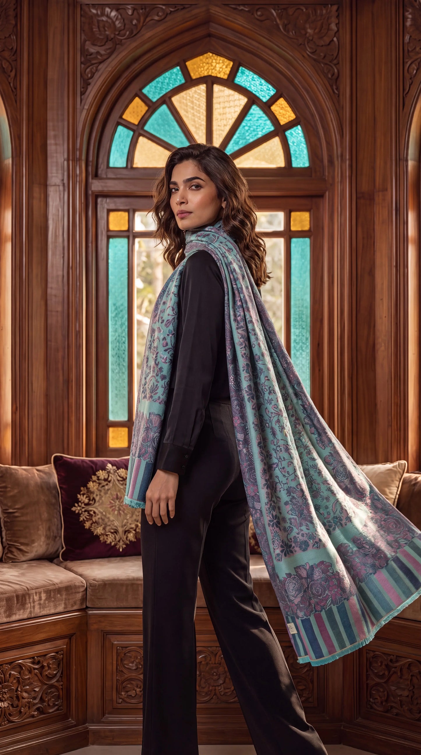Moonlight Zari Shawl – Multilook Edition