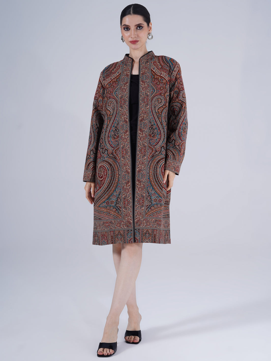 UNSTITCHED VINTAGE JAMAWAR JACKET FOR WOMEN'S