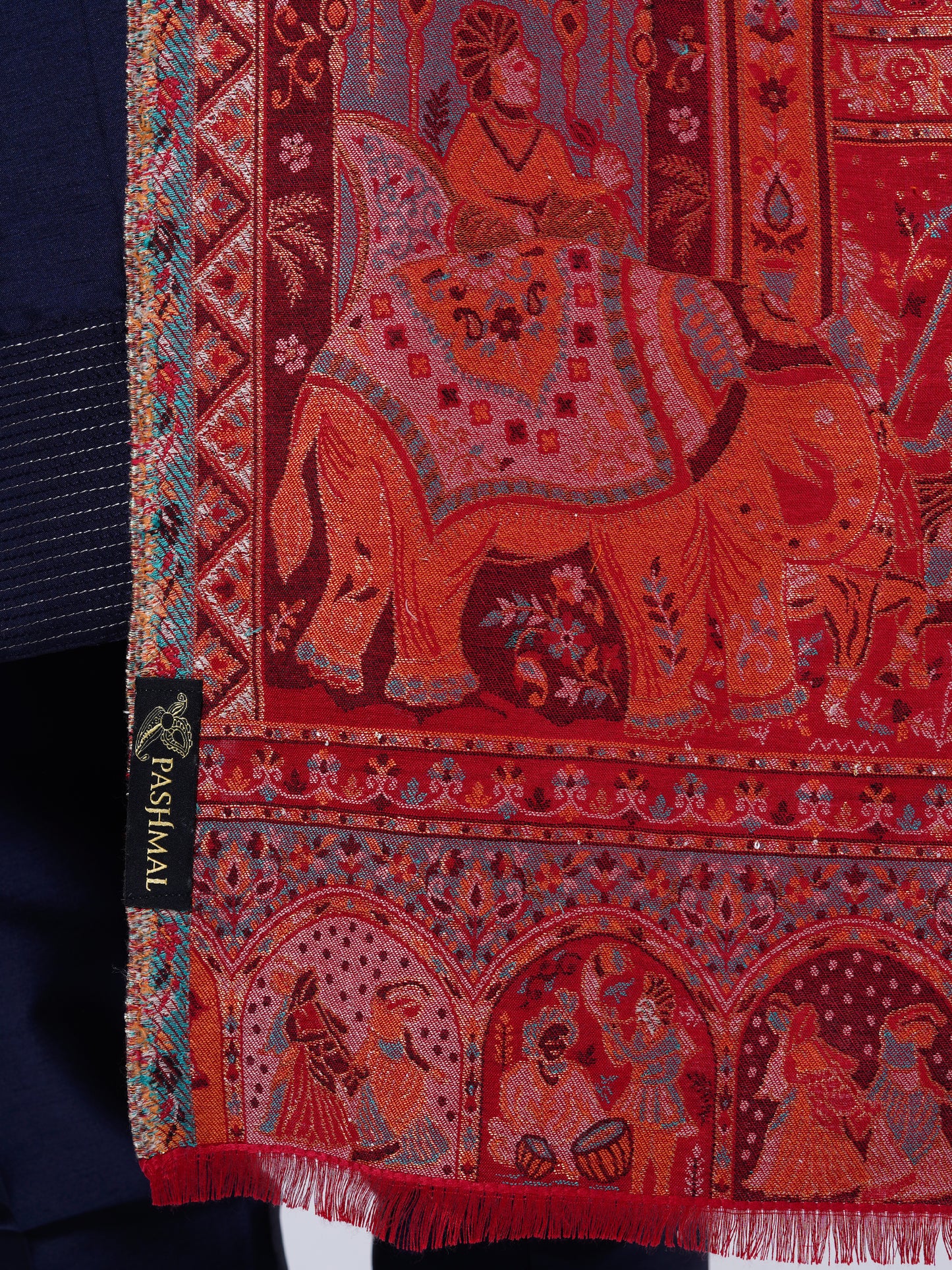 PREMIUM MODAL ZARI BLEND MUGHAL DARBAAR SHAWLS FOR MEN