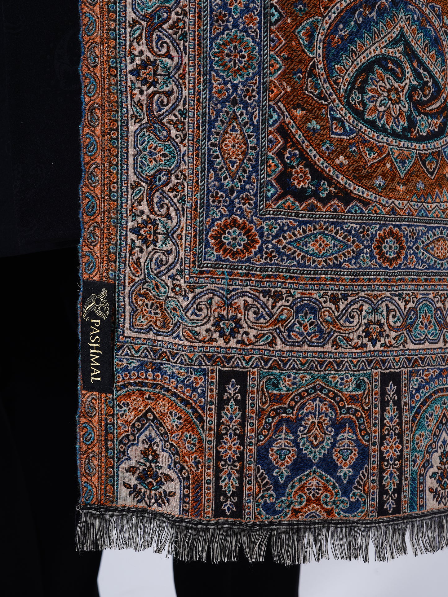 MEN'S TRADITIONAL POLY-FINE SHAWL -FULL -SIZE, SOFT