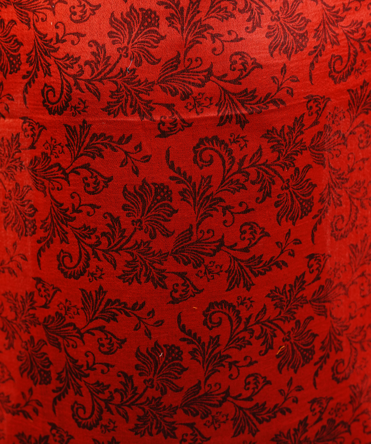 Traditional Paisley Design Wool Blend Shawl for Men - Crimson Charm