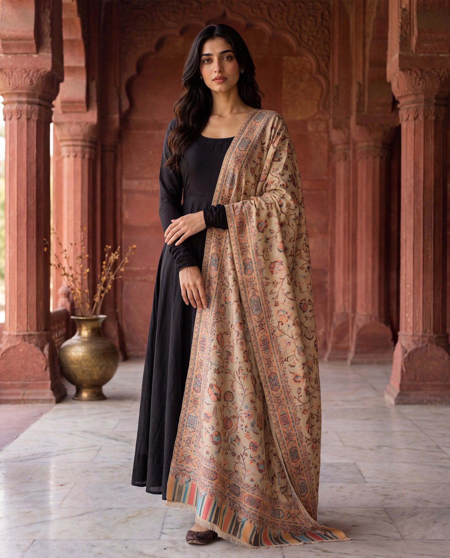 Moonlight Zari Shawl – Multilook Elegance