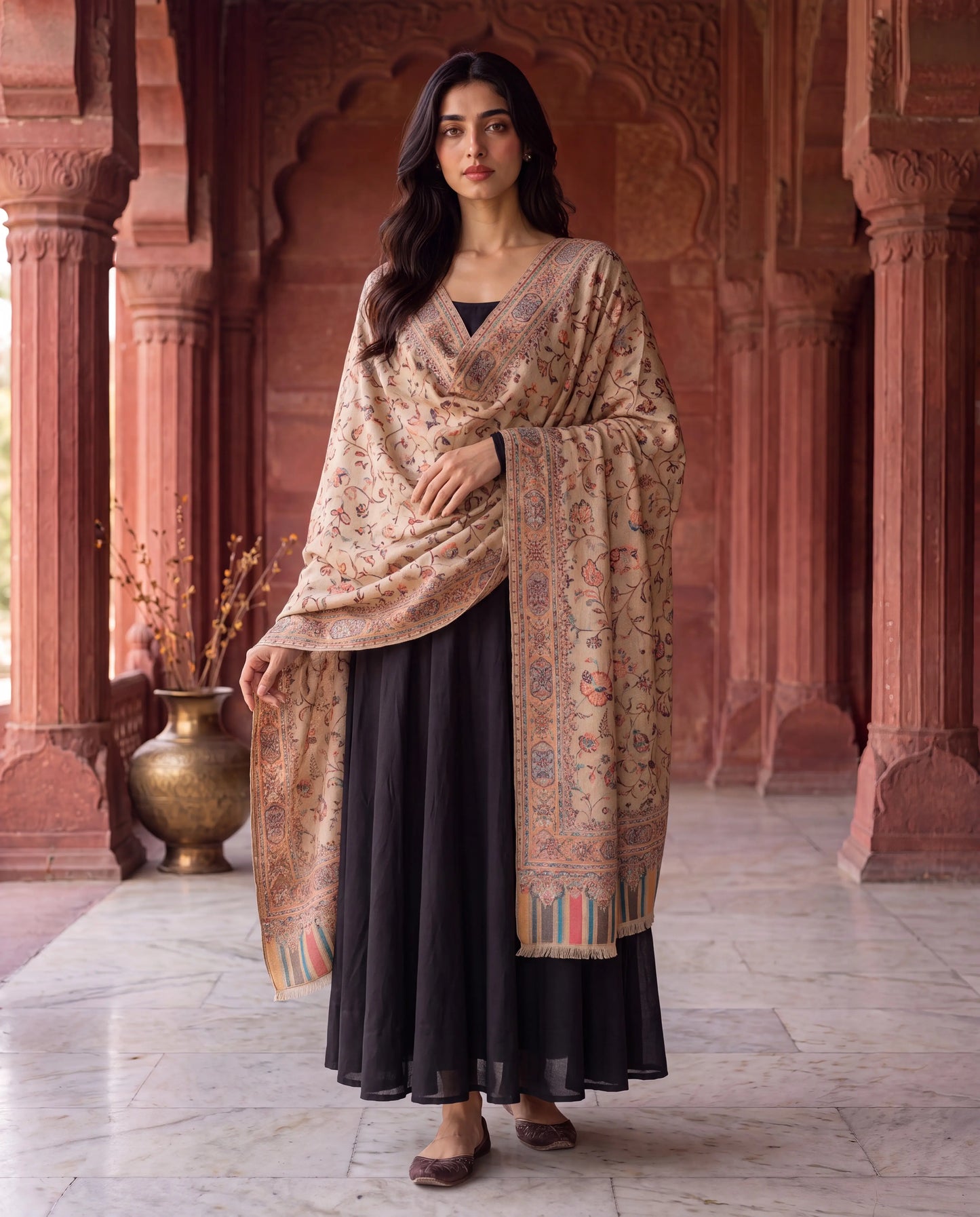 Moonlight Zari Shawl – Multilook Elegance