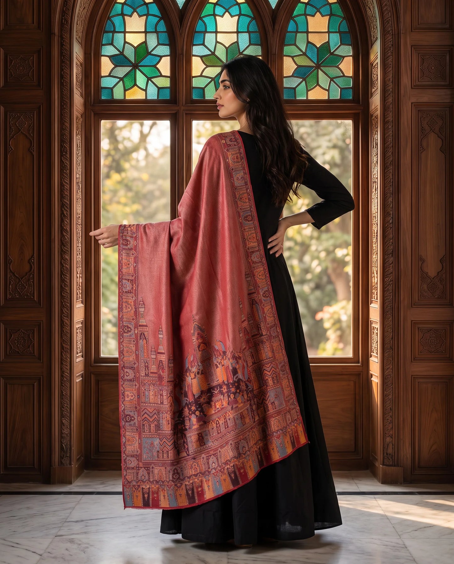 Royal Elegance Zari Shawl Collection
