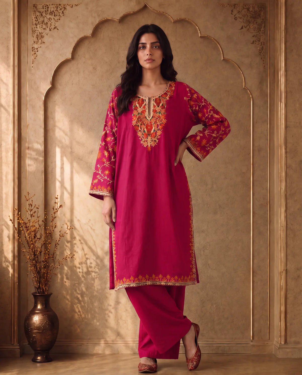 Meher Embroidered Pheran Set