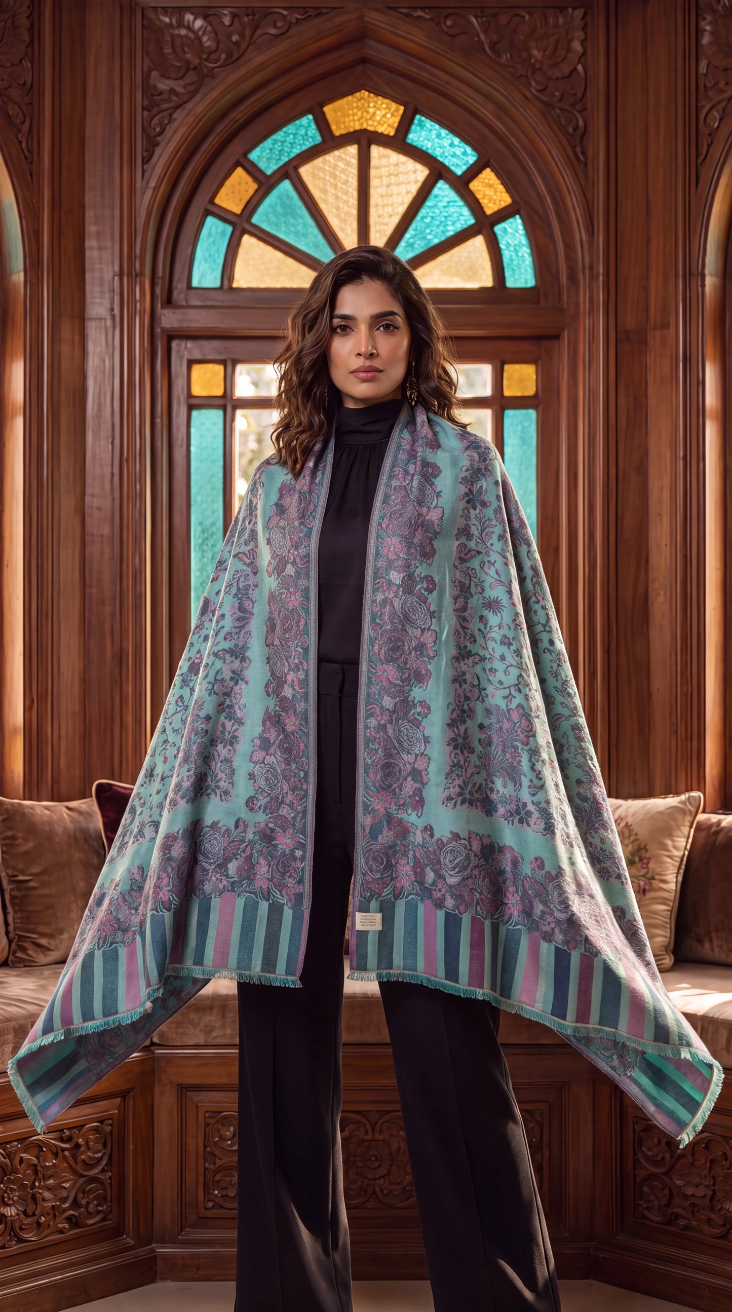 Moonlight Zari Shawl – Multilook Edition