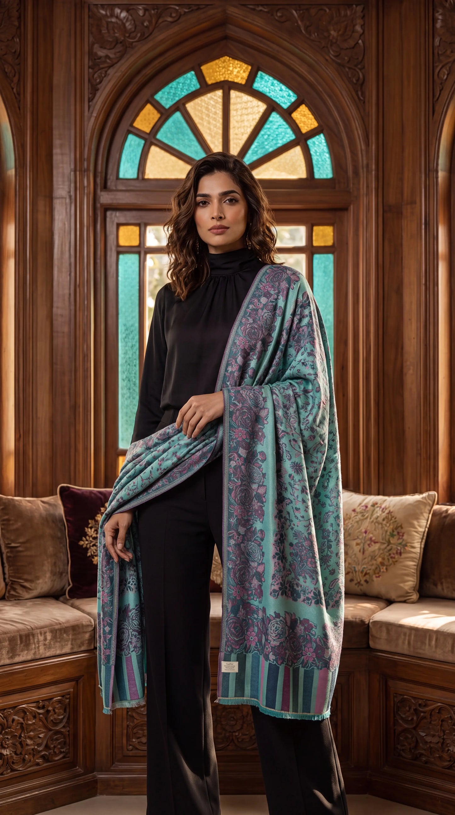 Moonlight Zari Shawl – Multilook Edition